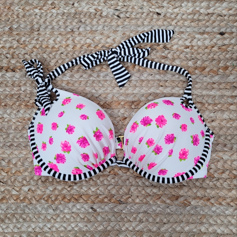 Victoria's Secret Bombshell Floral Underwire Swim Top